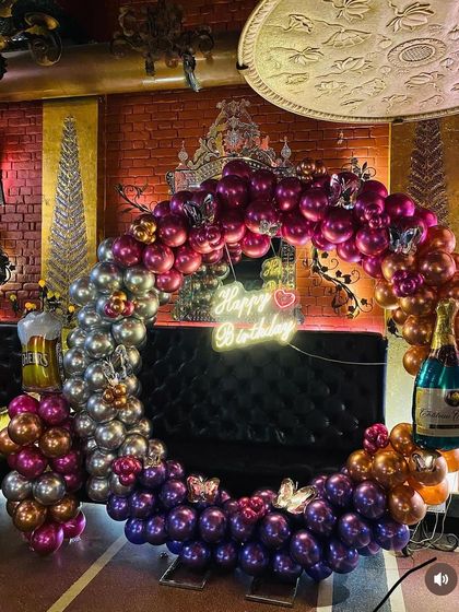 Special Entry - Private Party & Milestone Decoration Elegant Birthday & Anniversary Setups photo 64