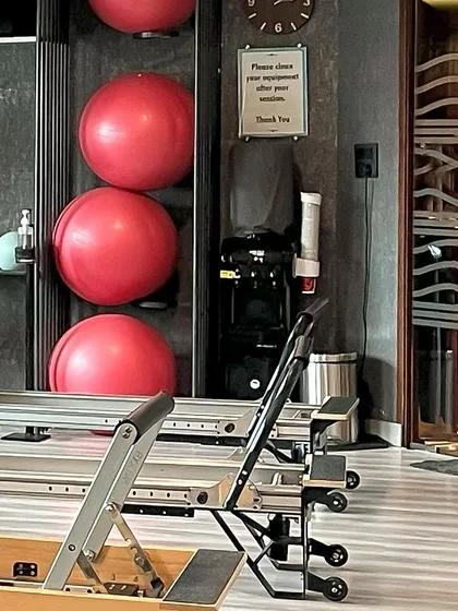 From reformers to stability balls, every piece of equipment is chosen to help you strengthen, lengthen, and find your flow. We maintain a clean and organized space for your focus and safety.