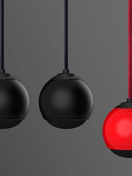 Is it a light or a speaker? It's both. This innovative pendant from Gallo Acoustics combines a high-quality speaker with an integrated light, offering a creative solution for spaces where you want both audio and illumination without the clutter.