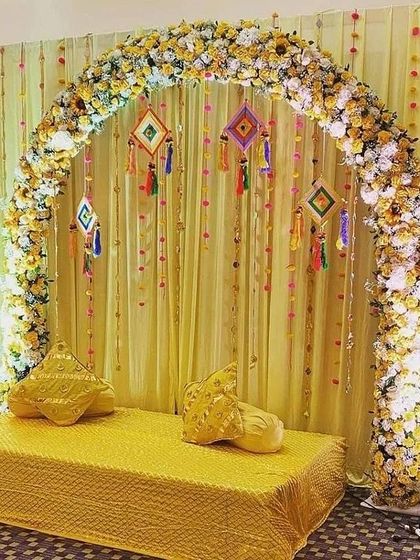 Creative&Creations - Event Decoration Vibrant Haldi & Mehendi Decor photo 43