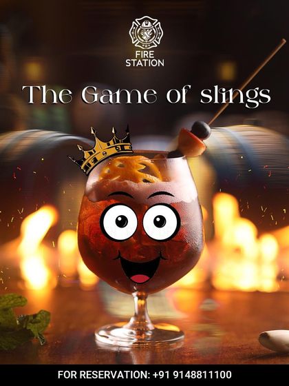Welcome to the "Game of Slings." This signature drink is fit for royalty and ready to rule your night.