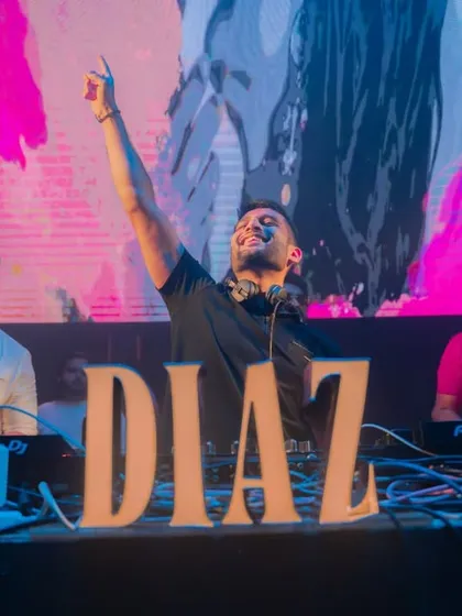 Pure joy and energy on stage at Diaz, Goa. A night of non-stop dancing and good vibes.