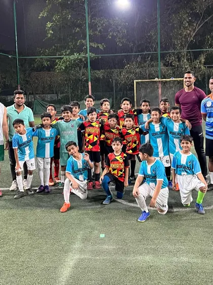 A group photo with the Immortal Sports Academy after an amazing practice match.
