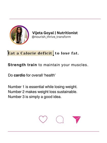 The 3 Simple Rules of Fat Loss: Losing fat doesn't have to be complicated. The key is a calorie deficit for weight loss, strength training to maintain muscle, and cardio for overall health. This is the foundation of a sustainable journey.