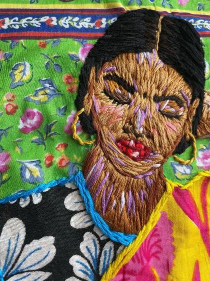 An announcement for our hand embroidery and block printing workshop. We love reviving ancient art forms and sharing this passed-down knowledge with our community.