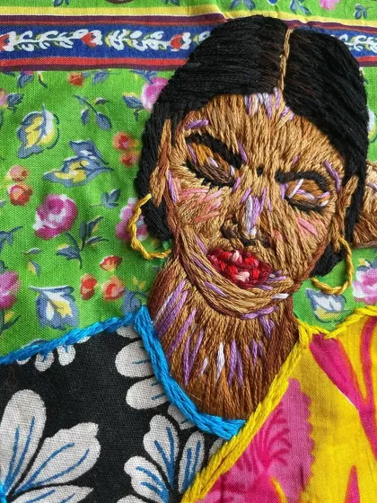 An announcement for our hand embroidery and block printing workshop. We love reviving ancient art forms and sharing this passed-down knowledge with our community.