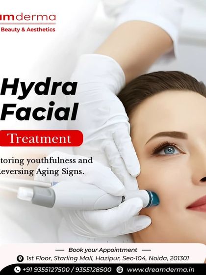 A client enjoying a HydraFacial treatment, a procedure I use to restore youthfulness and help reverse the signs of aging through deep hydration and cleansing.