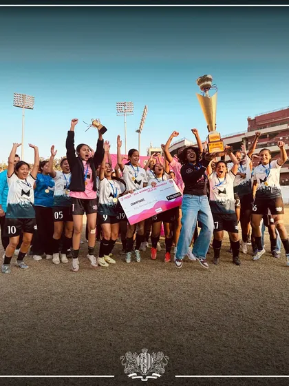 This is what pure joy looks like. Our Dream Team Women celebrating their historic championship win, a testament to their hard work and the culmination of a journey from practice fields to the pinnacle of Delhi football.