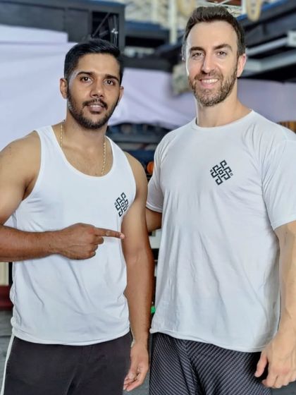 With Simon Ata, the Simonster himself. A true legend of the sport.