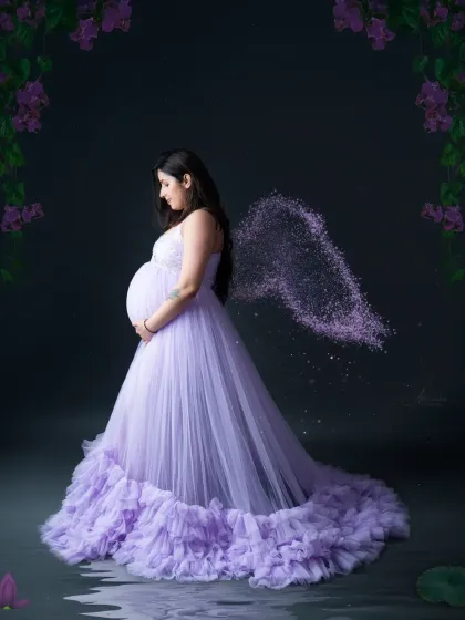 Abhinandan Photography - Maternity Photography Elegant Gown Portraits photo 3