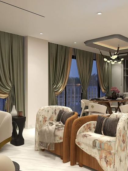 Chizzle My Designs - Turnkey Residential Interior Design Luxurious Living & Dining Rooms photo 4