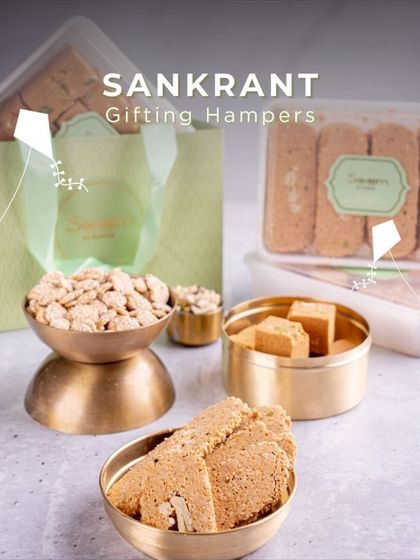 This Sankranti, don’t just give sweets, give a feeling. My Sankranti gifting hampers, filled with til, gul, and peanuts, are designed to evoke memories of childhood winters and kite flying.