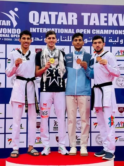 On the podium at the Qatar International Open. Ajay Gill securing a Bronze medal shows our consistent performance on the international circuit.