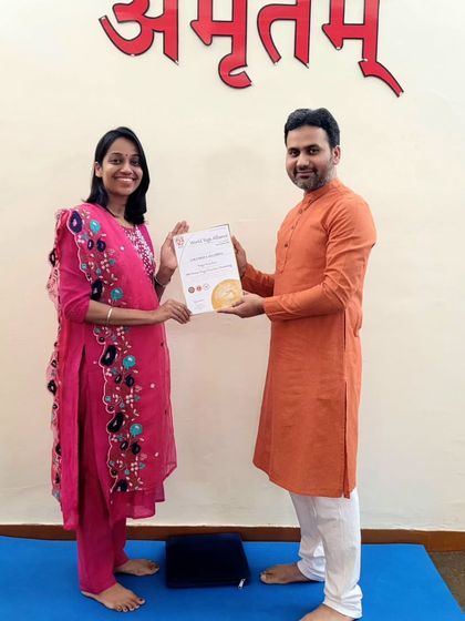 Another student successfully completes her 200-hour teacher training. It is a privilege to witness and guide this transformative journey.