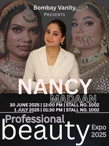 See me live at the Professional Beauty Expo! I'll be demonstrating my techniques and sharing beauty secrets at the Bombay Vanity stall.