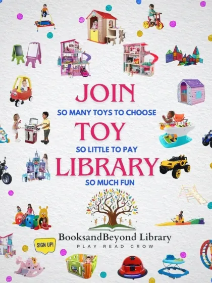 Welcome to a smarter way to play. I offer a huge collection of toys for every age and stage, so your child can enjoy endless variety without the clutter and cost of buying.