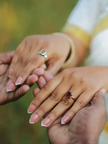 The classic French manicure is timeless for a reason. This elegant set was created for a pre-wedding photoshoot, offering a clean and sophisticated look that photographs beautifully and complements any outfit.