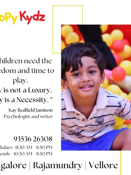 We believe that play is a necessity, not a luxury. It is essential for a child's development, and we provide the perfect space for it.