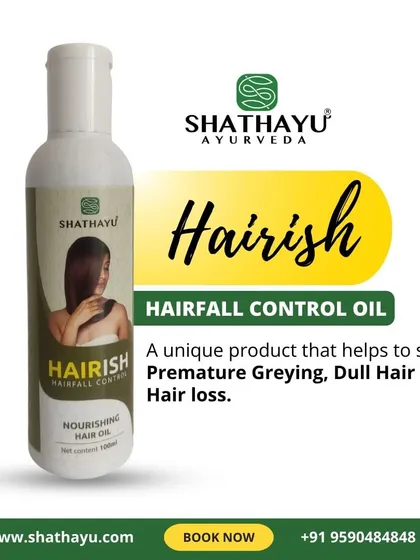Our Hairish Hairfall Control Oil is a unique product designed to stop premature greying, dull hair, and hair loss. It is an essential part of our holistic approach to hair care, providing deep nourishment to the scalp and hair.