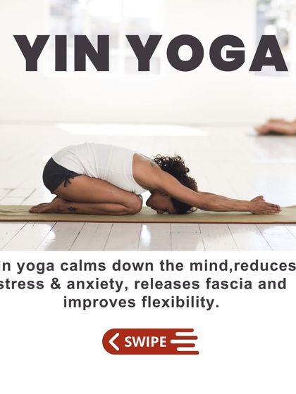 Yin Yoga calms the mind, reduces stress and anxiety, and improves flexibility by releasing fascia. This slow, deep practice is a perfect complement to more dynamic styles.