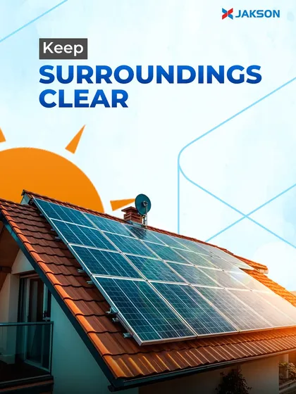 To ensure maximum sun exposure, it is important to keep the surroundings of your solar panels clear. Overhanging tree branches or new constructions can cast shadows and reduce the efficiency of your system.
