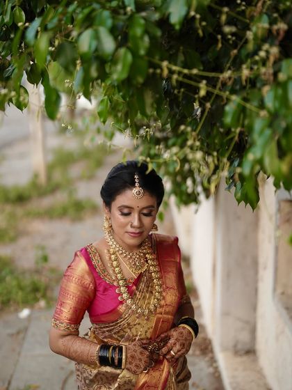 Himabindu - Bridal Makeup Classic South Indian Muhurtham Looks photo 22