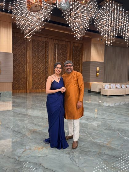 Posing with a distinguished guest at the event. It's always a pleasure to meet and interact with so many interesting people.