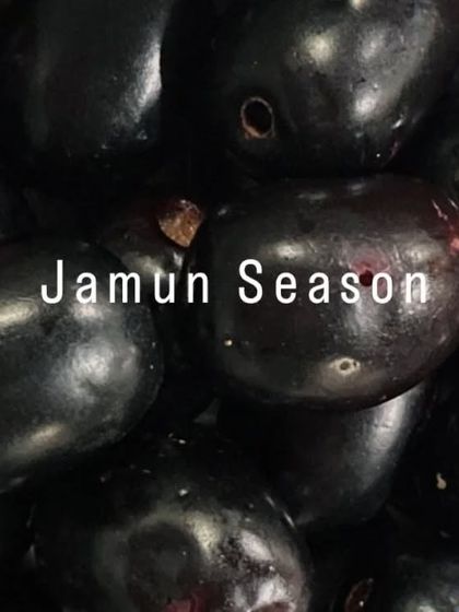 It all starts with the fruit. I source fresh, plump jamuns to create the compote for my seasonal desserts, ensuring the best possible flavour.
