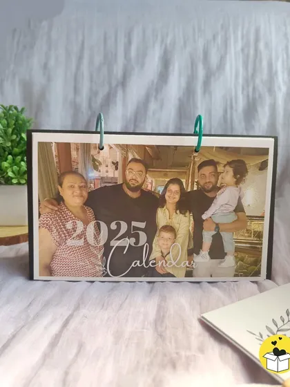 Another look at the custom 2025 photo calendar, a perfect way to keep your loved ones close all year.