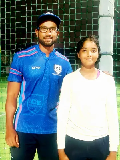 Standing with Gagana after her selection for the U15 Mumbai Girls Team. As a coach, these are the moments that make all the effort worthwhile. We are here to support our players on and off the field as they represent Mumbai.