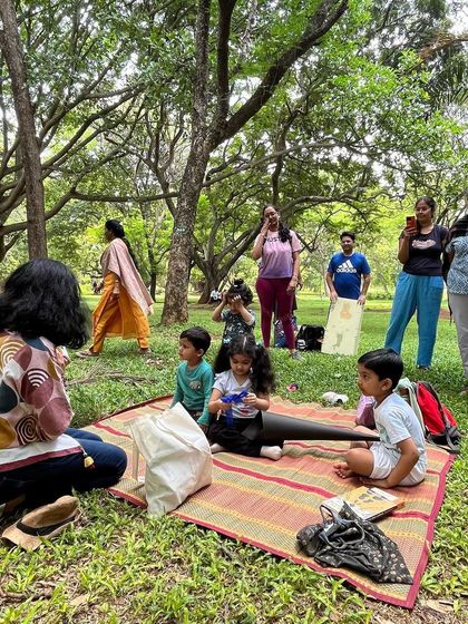 Photos from our very first session, reading 'Room on the Broom'. This is where it all began, with a classic story and a small group of enthusiastic kids.
