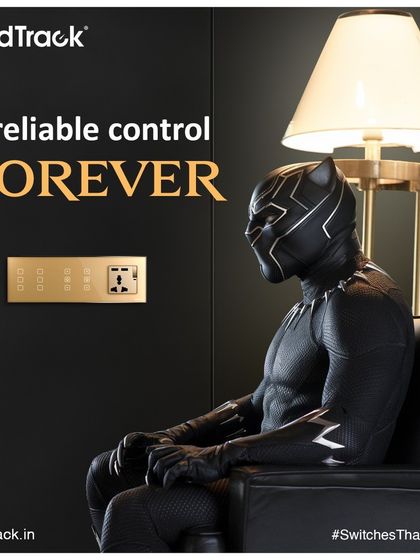 Like a true king, control your home with ease. This creative ad pairs our reliable smart switch with a powerful pop culture icon to symbolize ultimate control and authority.