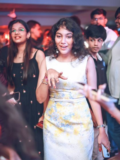 The joy of dancing to a favorite song. My multi-format approach means I have something for everyone, from 90s pop to the latest Punjabi hits.