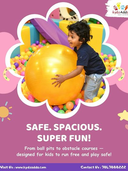 Safe, spacious, and super fun! From our colorful ball pits to exciting obstacle courses, our entire facility is designed for kids to run free and play safely.