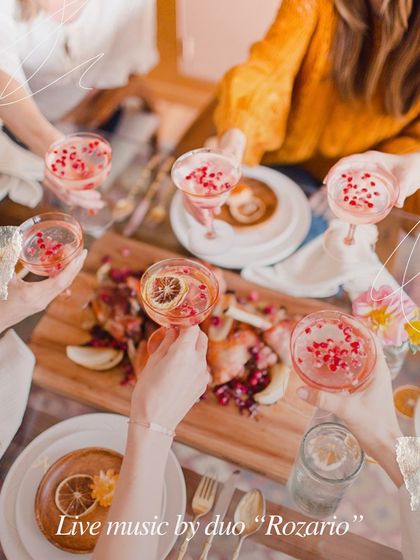 We create special events to celebrate important moments, like this Mother's Day Brunch by the pool. Guests toast to the inspiring women in their lives.