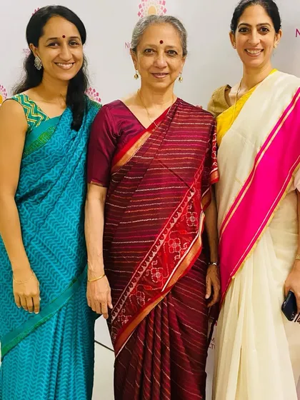 Here I am with my guru, Leela Samson. Her grace and wisdom are a constant source of inspiration, proving that age is just a number when you are guided by passion.