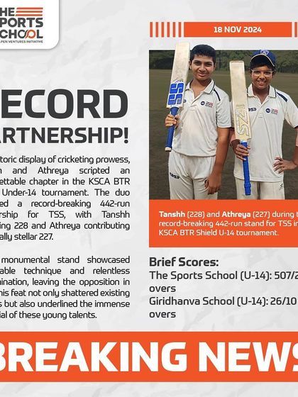 The Sports School - Integrated Sports Academy The Cricketing Edge: From Nets to National Stage photo 13