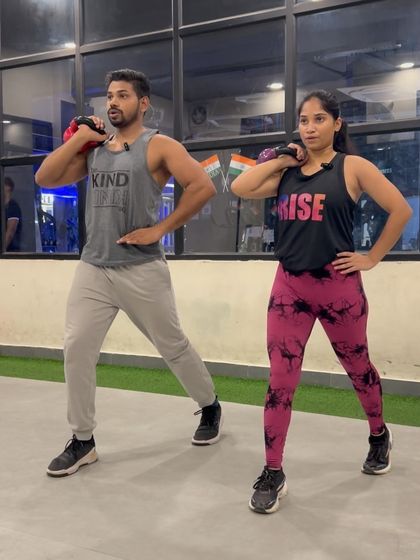 We incorporate kettlebell lunges into our leg day routines to target the quads and glutes while also engaging the core for stability.