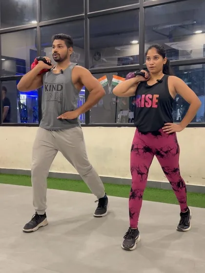 We incorporate kettlebell lunges into our leg day routines to target the quads and glutes while also engaging the core for stability.