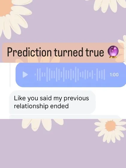 A client shares that my prediction about their previous relationship ending came true. My readings are here to provide the truth of a situation, helping you move toward what is meant for you.