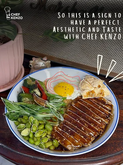 It's not just about taste, it's about the aesthetic too. I make sure every bowl, like this Teriyaki one, is a feast for the eyes.