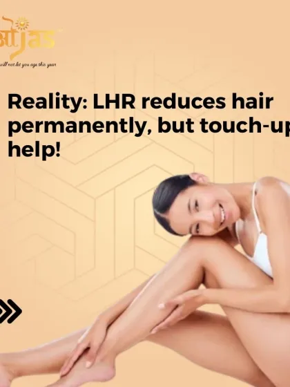 The reality of LHR is that it permanently reduces the number and thickness of coarse hairs. Touch-up sessions help manage any fine regrowth, ensuring your skin stays smooth for years.