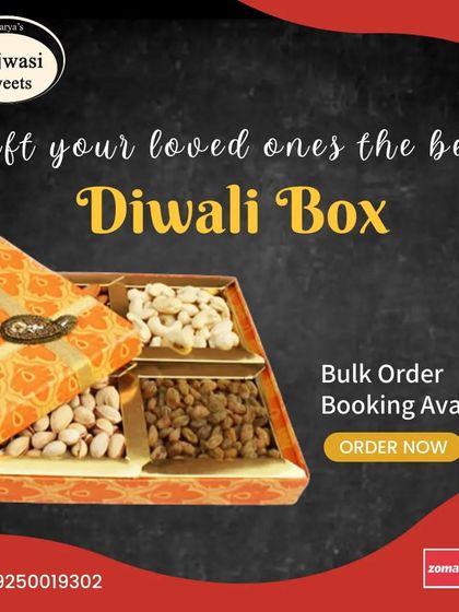 Gift your loved ones the best Diwali Box. I offer bulk booking for these beautiful dry fruit gift boxes for the festive season.