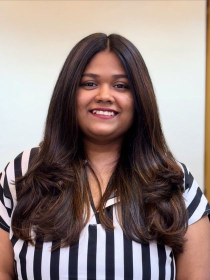 Introducing the Mocha Musses trend. This is our latest hair color obsession, featuring deep mocha tones with subtle highlights for a chic and modern look.