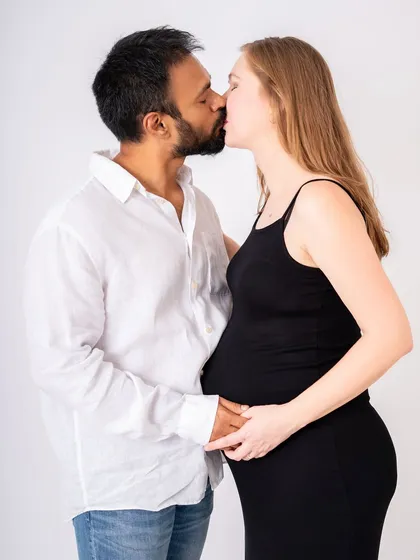 The love that started it all. A kiss is a simple, powerful expression of your connection as a couple. These are the moments you’ll look back on as your family grows.