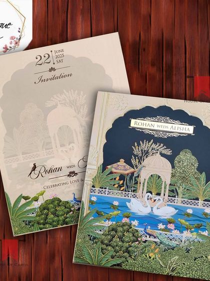 House Of Cards - Special Occasion Invitations Pichwai & Royal Heritage photo 14
