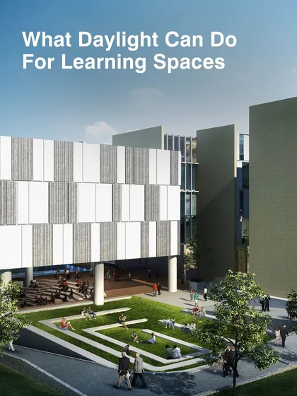 Natural daylight is fundamental to creating effective learning environments. Our design for Aspire School in Gurugram uses intermittent courtyards and strategic building orientation to ensure that classrooms are filled with natural light, enhancing student well-being and focus.