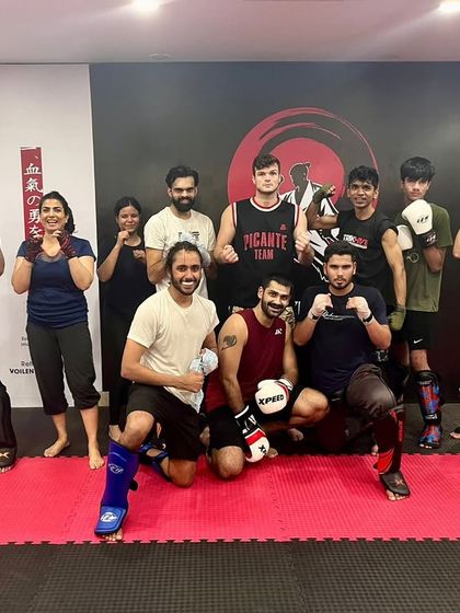 Warriors unite. This group photo captures the fighting spirit and unity of our members.