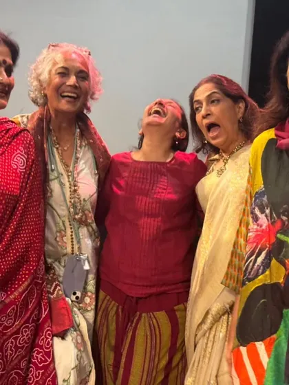 A moment of pure joy and laughter with fellow dancers. The arts community is a family, and I cherish these connections.