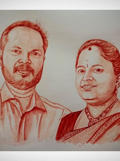 Sharan Ediga - Custom Portrait Art Blood Portraits: Your Story in Art photo 85